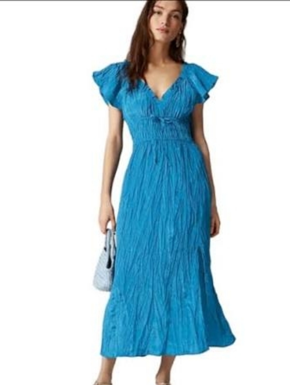 J Crew Palermo dress in viscose-blend crinkle - Picture 6 of 6
